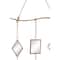 32" Brown Metal Eclectic Mirror Wind Chime